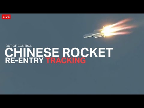 Live: Tracking Out-Of Control Chinese Rocket Expected to Crash Into Earth