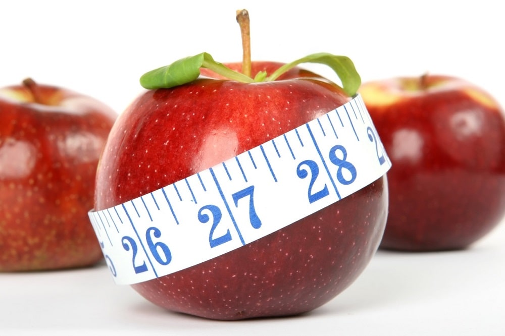 كم يبلغ وزن التفاح
