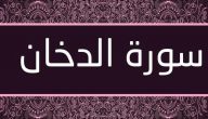 فضل سورة الدخان قبل النوم