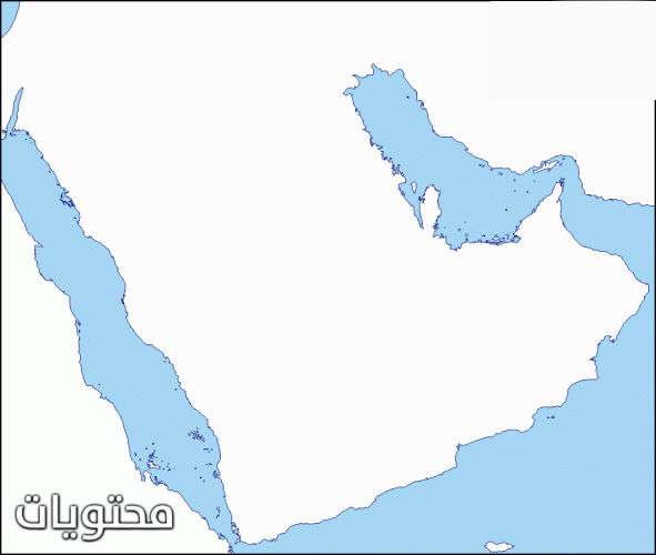 خريطة السعودية موقع محتويات