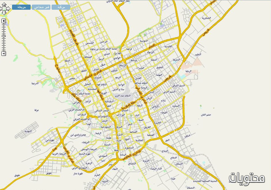 خريطة الرياض