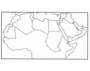 خريطة العالم العربي