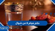 حكم صيام 6 من شوال 2025