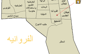 خريطة منطقة الفراونية
