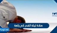 صلاة ليلة القدر كم ركعة