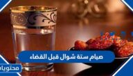 صيام ستة شوال قبل القضاء 2025