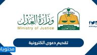 طريقة تقديم دعوى الكترونية صحيفة الدعوى الالكترونية 2020