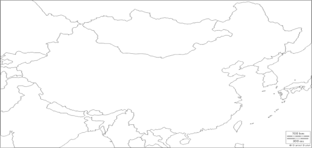 خريطة الصين موقع محتويات