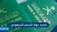 كيفية تجديد جواز السفر السعودي عن طريق أبشر