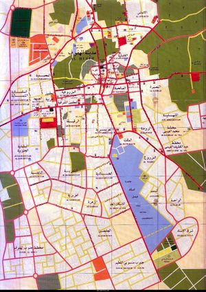 خريطة مدينة الهفوف 