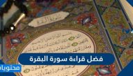 فضل قراءة سورة البقرة