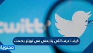 كيف اعرف اللي يتابعني في تويتر بصمت