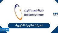 معرفة فاتورة الكهرباء السعودية 1444-2022
