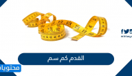 القدم كم سم .. تحويل من قدم الى سم بالامثلة المحلولة بالتفصيل