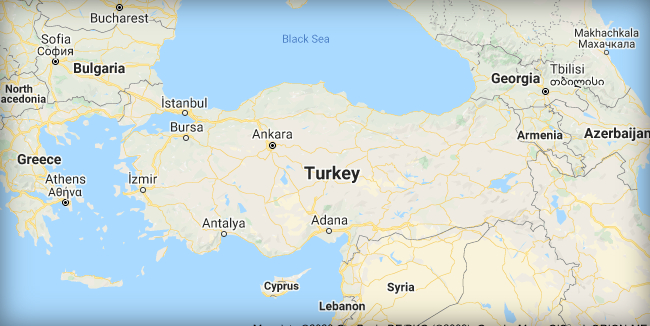 تركيا مساحة جغرافيا تركيا