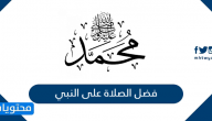فضل الصلاة على النبي