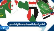 اعلام الدول العربية واسمائها بالصور