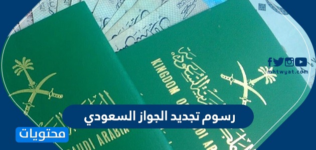 رسوم تجديد الجواز السعودي موقع محتويات