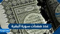 عدد صفحات سورة البقرة