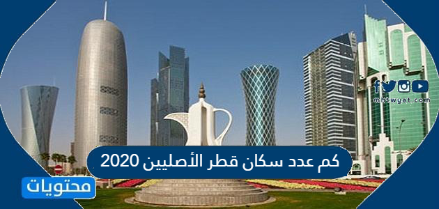 كم عدد سكان قطر الأصليين 2020