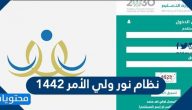 نظام نور ولي الأمر 1442 الرابط وطريقة التسجيل بالموقع الرسمي