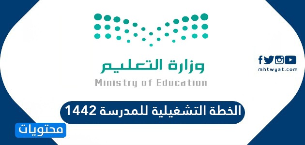 الخطة التشغيلية للمدرسة 1442 في المملكة العربية السعودية