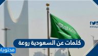 كلمات عن السعودية روعة .. عبارات وطنية سعودية 1447