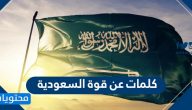 كلمات عن قوة السعودية .. أجمل كلمات الفخر والاعتزاز بالوطن