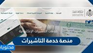 منصة خدمة التاشيرات الإلكترونية وطريقة الاستعلام عن الطلبات في انجاز