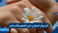 الرسول قدوتي في العفو والتسامح .. مطويات عن الرسول قدوتي في العفو والتسامح