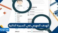 الهدف المهني في السيرة الذاتية .. نماذج للهدف الوظيفي
