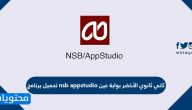 تحميل برنامج nsb appstudio ثاني ثانوي الأخضر بوابة عين
