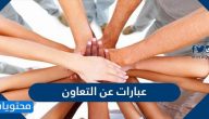عبارات عن التعاون