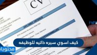 كيف اسوي سيره ذاتيه للوظيفه .. نصائح لكتابة سيرة ذاتية احترافية