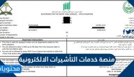 منصة خدمات التأشيرات الالكترونية .. إنجاز منصة الاستعلام للأفراد والقطاعات