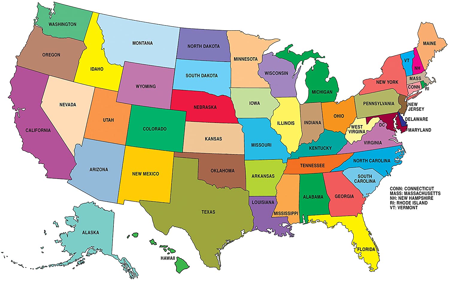 اسماء ولايات امريكا خريطة ولايات امريكا موقع محتويات