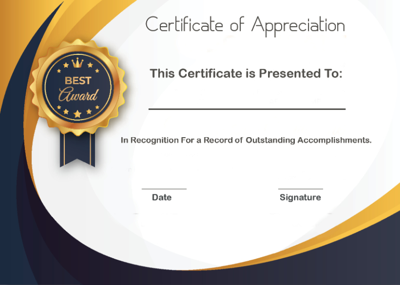 شهادات شكر وتقدير للتعليم عن بعد