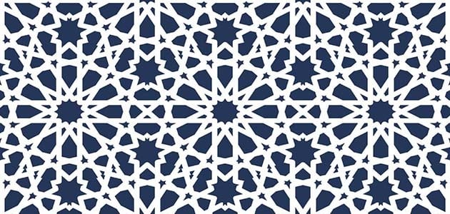 زخارف اسلامية png مفرغة فيكتور هندسية بسيطة للتصميم موقع محتويات