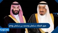 صور الملك سلمان ومحمد بن سلمان png