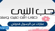 عبارات عن الرسول قدوتي