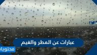 عبارات عن المطر والغيم … كلمات واشعار عن الغيوم والمطر والسحاب