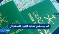 كم يستغرق تجديد الجواز السعودي .. رسوم تجديد جواز السفر السعودي
