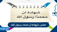 ما معنى شهادة ان محمد رسول الله وما الذي تتضمنه