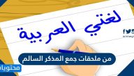 من ملحقات جمع المذكر السالم وتمارين عليها وإعرابها بالتفصيل