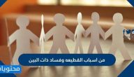 من اسباب القطيعه وفساد ذات البين