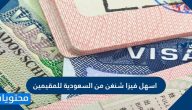 اسهل فيزا شنغن من السعودية للمقيمين 2025