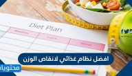 افضل نظام غذائي لانقاص الوزن