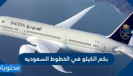 بكم الكيلو في الخطوط السعوديه