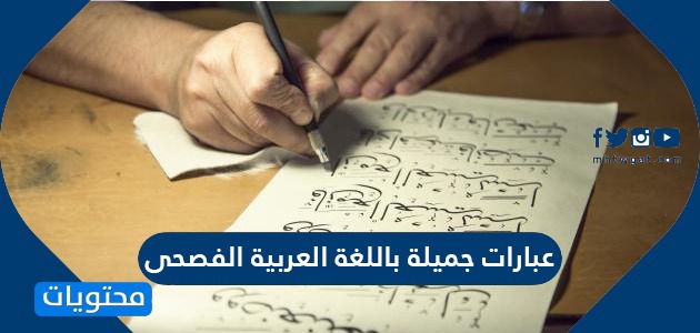 عبارات جميلة باللغة العربية الفصحى موقع محتويات