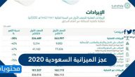 عجز الميزانية السعودية 2020